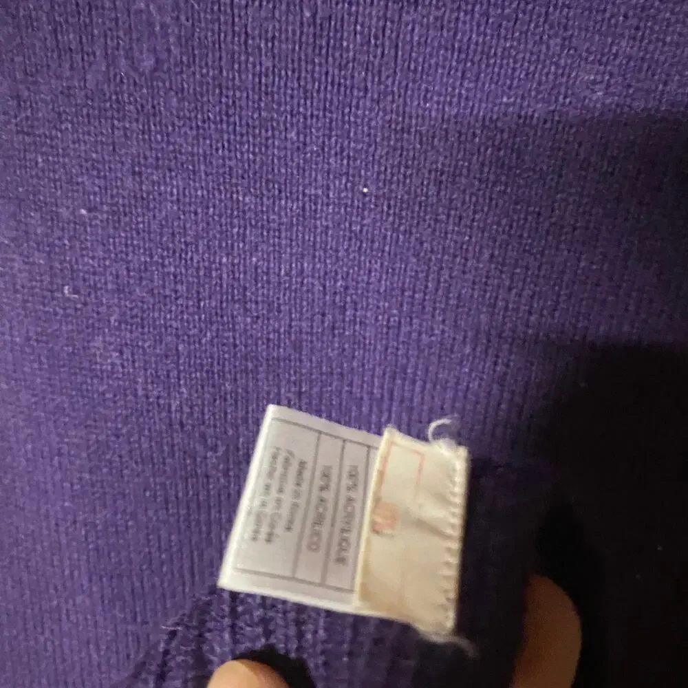 NFL Baltimore Ravens Purple Knit Scarf Women's